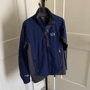 Mountain Hardwear AirShield Elite Softshell Jacket, Navy, Size - Men S